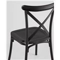 миниатюра Стул пластиковый Кроссбэк черный №8