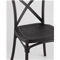 миниатюра Стул пластиковый Кроссбэк черный №9