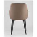 миниатюра Стул Прайм экокожа коричневый полипропилен,стальные черные ножки №6