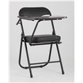 миниатюра Стул складной с пюпитром Джон черный в экокоже №4