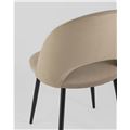 миниатюра Стул Софи велюр капучино №6