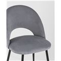 миниатюра Стул Софи велюр серый №4