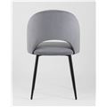 миниатюра Стул Софи велюр серый №7