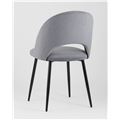 миниатюра Стул Софи велюр серый №8
