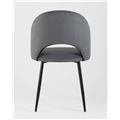 миниатюра Стул Софи велюр тёмно-серый №4