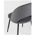 миниатюра Стул Софи велюр тёмно-серый №6
