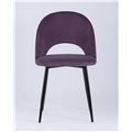 миниатюра Стул Софи велюр фиолетовый №2