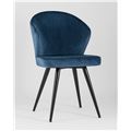 миниатюра Стул Танго велюр синий №2