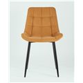 миниатюра Стул Флекс велюр оранжевый №8