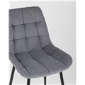 миниатюра Стул Флекс велюр серый №4