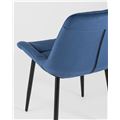 миниатюра Стул Флекс велюр синий №7