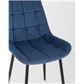 миниатюра Стул Флекс велюр синий №8