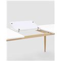 миниатюра Стол обеденный Стокгольм раскладной белый, размеры столешницы 160 (220)*90 см №8