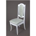 миниатюра Стул "Королевский" (Белый/ткань Пассаж) №4