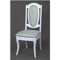 миниатюра Стул "Королевский" (Белый/ткань Пассаж) №5