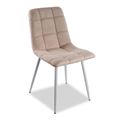 миниатюра Стул Leset Скай Белый/Бежевый велюр №1
