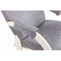 миниатюра Кресло-качалка Глайдер Модель 68-М (Дуб шампань/Falcone Light Grey ) Серый №4