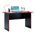миниатюра Стол письменный Милан-5 черный / красный №1