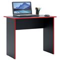 миниатюра Стол письменный Милан-85 черный / красный №1