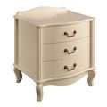 миниатюра Тумбочка прикроватная "Джульетта" 3 ящика (дуб шампань) Вис №1
