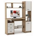 миниатюра Компьютерный стол Август-4-Дуб-сонома/Белый №1
