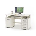 миниатюра Компьютерный стол Амбер-6-Белый №1
