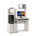 миниатюра Компьютерный стол Имидж-25-Белый №1