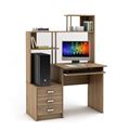 миниатюра Компьютерный стол Имидж-25-Дуб-сонома №1