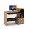 миниатюра Компьютерный стол Имидж-37-Дуб-сонома №1