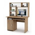 миниатюра Письменный стол Лайт-2К с надстройкой-Дуб сонома №1