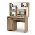миниатюра Письменный стол Лайт-2Я с надстройкой-Дуб сонома №1