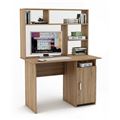 миниатюра Письменный стол Лайт-3 с надстройкой-Дуб сонома №1