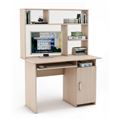миниатюра Письменный стол Лайт-3К с надстройкой-Дуб-молочный №1