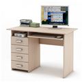 миниатюра Письменный стол Лайт-4К-Дуб-молочный №1