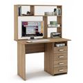 миниатюра Письменный стол Лайт-5 с надстройкой-Дуб сонома №1