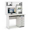 миниатюра Письменный стол Лайт-5К с надстройкой-Белый №1