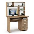 миниатюра Письменный стол Лайт-5К с надстройкой-Дуб сонома №1