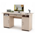 миниатюра Письменный стол Лайт-6Я-Дуб-молочный №1