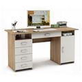 миниатюра Письменный стол Лайт-8Я-Дуб-сонома/Белый №1