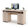 миниатюра Письменный стол Лайт-9К-Дуб-молочный №1