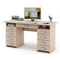 миниатюра Письменный стол Лайт-9Я-Дуб-молочный №1
