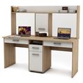 миниатюра Письменный стол Остин-15Я-Дуб-сонома/Белый №1