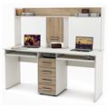 миниатюра Письменный стол Остин-16-Белый/Дуб-сонома №1