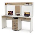 миниатюра Письменный стол Остин-16Я-Белый/Дуб-сонома №1