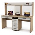 миниатюра Письменный стол Остин-16Я-Дуб-сонома/Белый №1