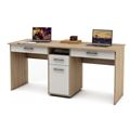 миниатюра Письменный стол Остин-7Я-Дуб-сонома/Белый №1