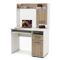 миниатюра Письменный стол Остин-9-Белый/Дуб-сонома №1