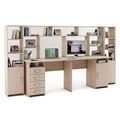 миниатюра Уголок школьника Лайт-14 с надстройкой  (СТЛТ-1 + ПСЛТ-14-СН + СТЛТ-1)-Дуб-молочный №1