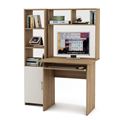 миниатюра Уголок школьника Лайт-1К с надстройкой (ПСЛТ-1К-СН + СТЛТ-1)-Дуб-сонома/Белый №1