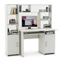 миниатюра Уголок школьника Лайт-3К с надстройкой (ПСЛТ-3К-СН + СТЛТ-1)-Белый №1